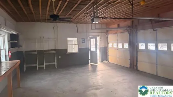 a view of a hallway with entryway
