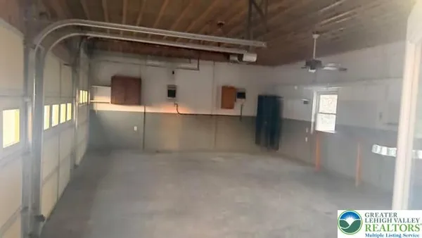a view of a hallway with entryway