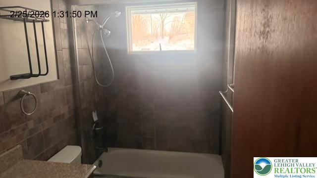 4059 Mauch Chunk Road Coplay, PA 18037 - Photo 35 of 37 a bathroom with a shower and toilet