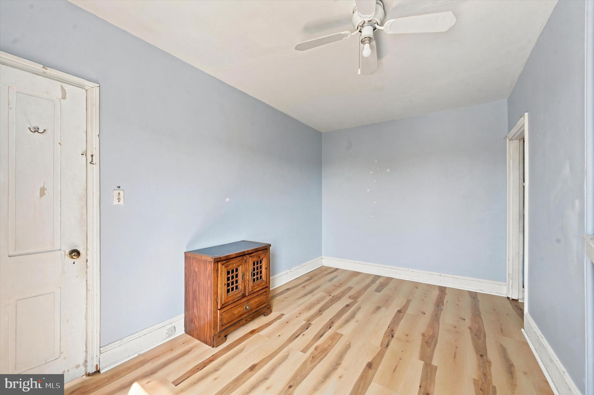 204 Ripka Street, Unit 2 Philadelphia, PA 19127 - Photo 13 of 22 a view of a room with wooden floor and white walls