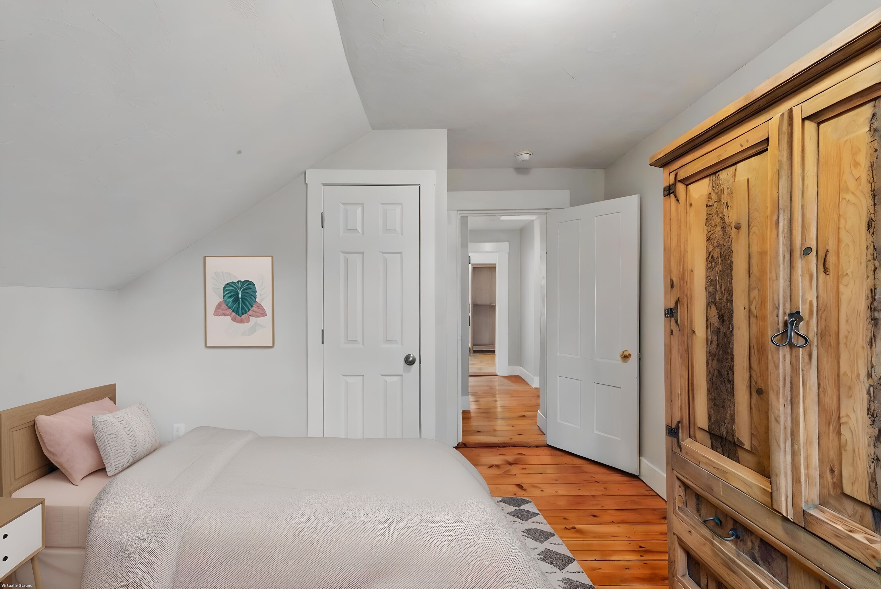 290 Providence Pike Putnam, CT 06260 - Photo 22 of 34 a bedroom with a bed and a walk in closet