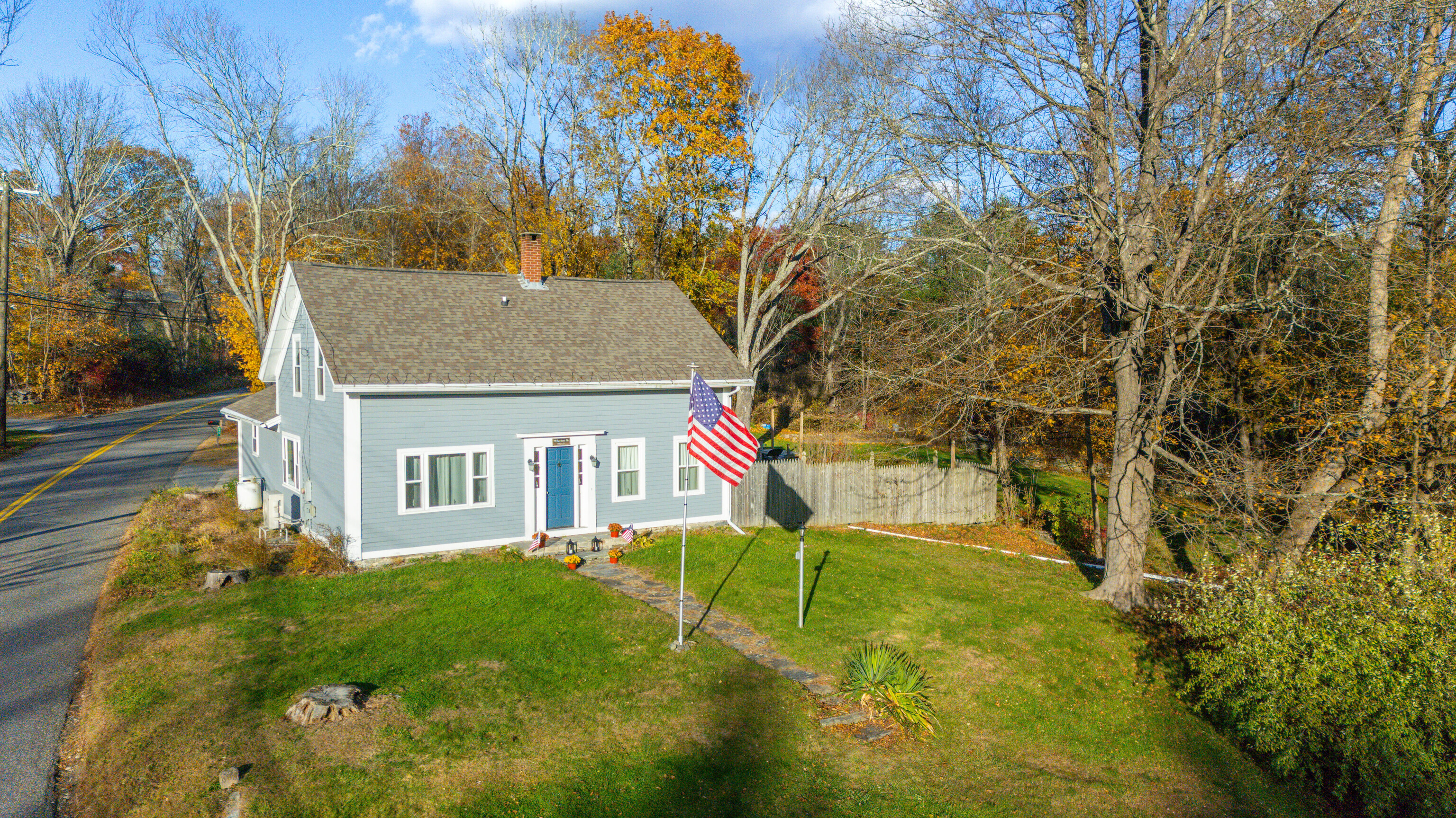 290 Providence Pike Putnam, CT 06260 - Photo 29 of 34 a backyard of a house with lots of green space