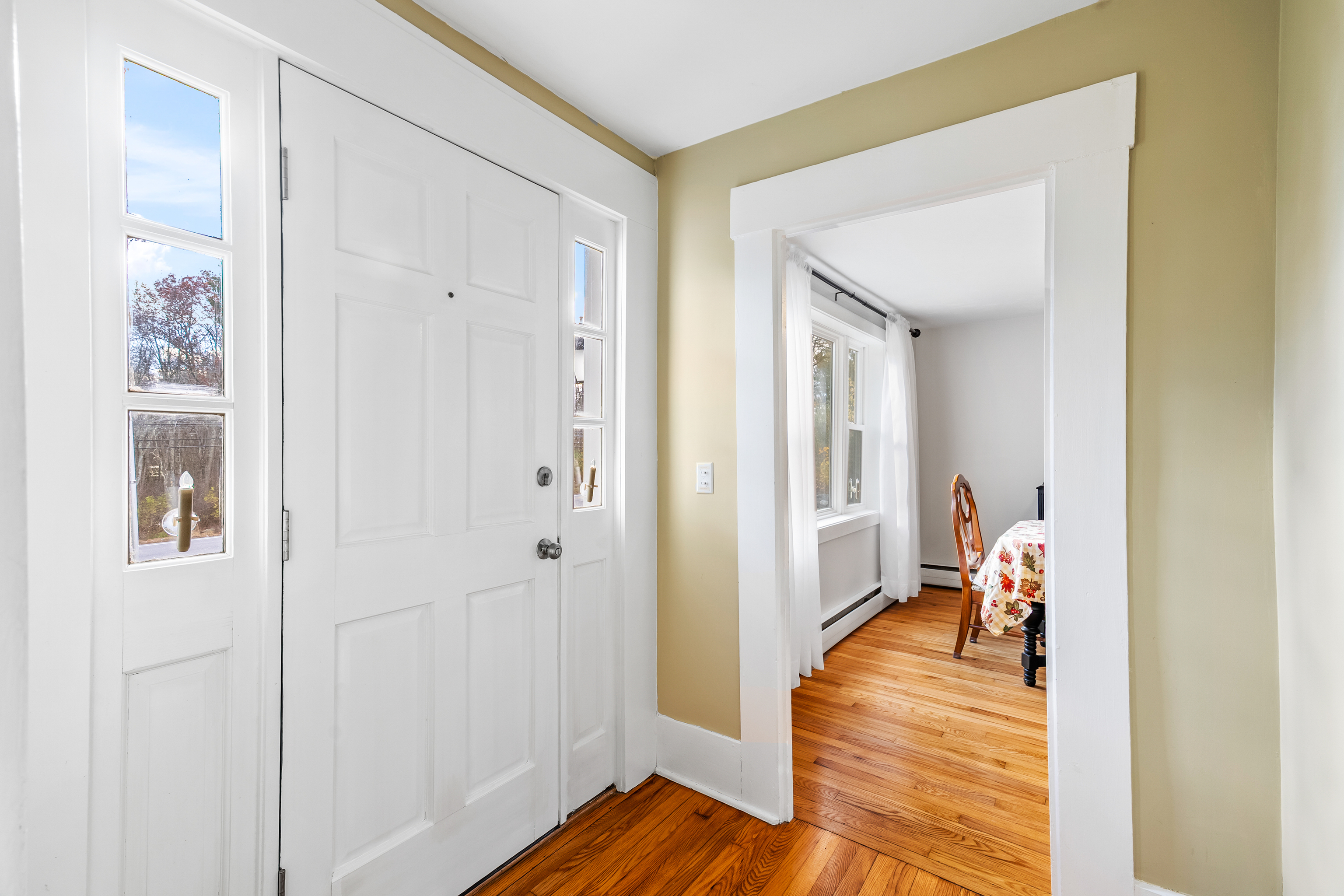 290 Providence Pike Putnam, CT 06260 - Photo 4 of 34 a view of a hallway with wooden floor and closet