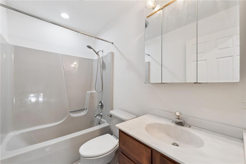 64 Fox Pointe Place Pittsburgh, PA 15238 - Photo 22 of 32 a bathroom with a sink toilet and shower