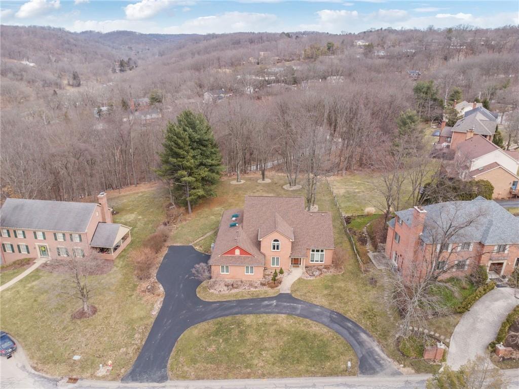 64 Fox Pointe Place Pittsburgh, PA 15238 - Photo 31 of 32 an aerial view of a house with a yard