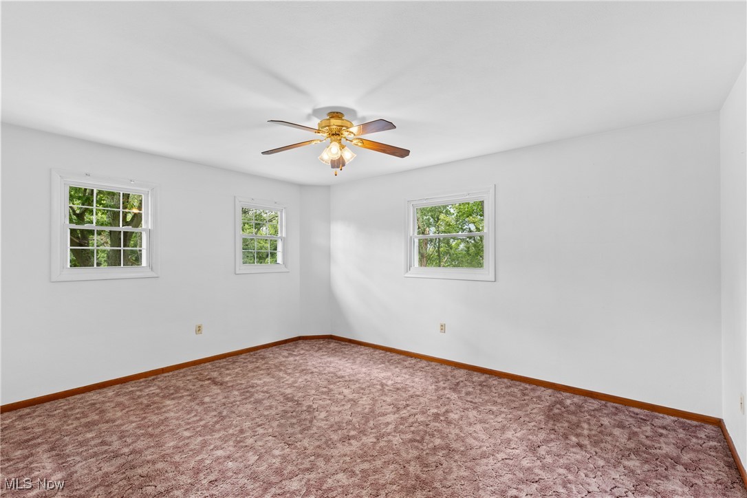 59937 Broadview Road Shadyside, OH 43947 - Photo 19 of 36 Empty room with a ceiling fan and carpet floors