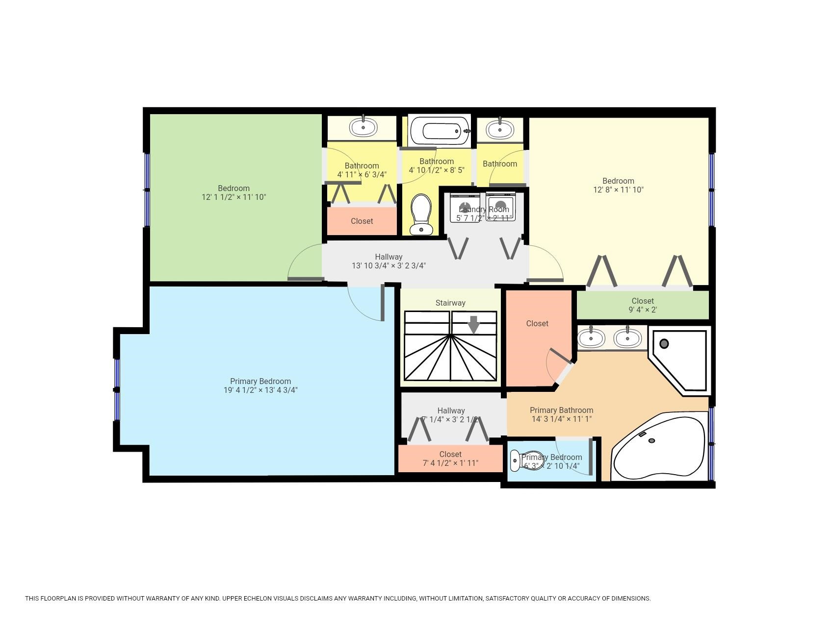 4546 Mistiflower Drive Raleigh, NC 27606 - Photo 34 of 34 2nd Floor Plan