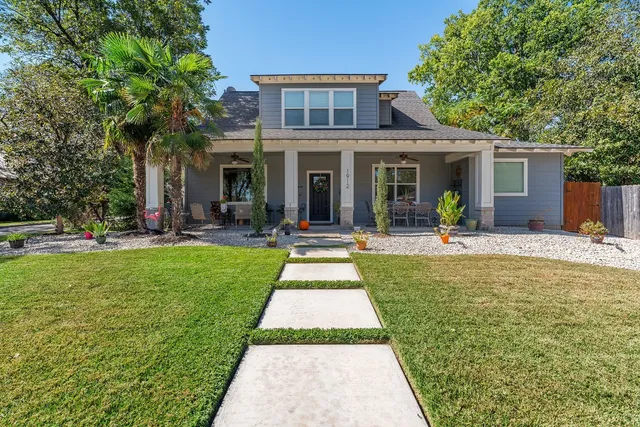 a view of a house with a swimming pool