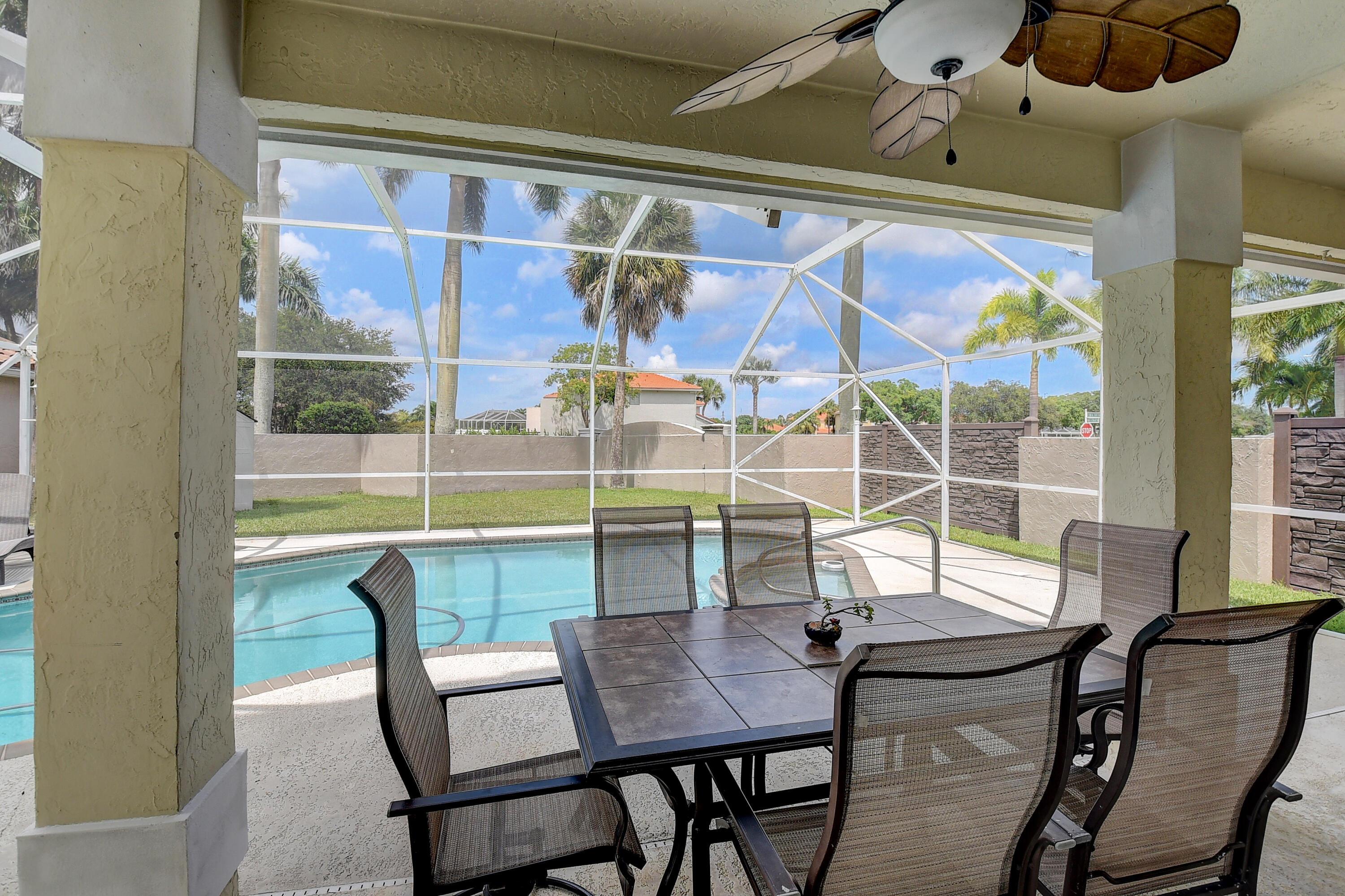 21360 Millbrook Court Boca Raton, FL 33498 - Photo 36 of 47 Screened and Covered Lanai