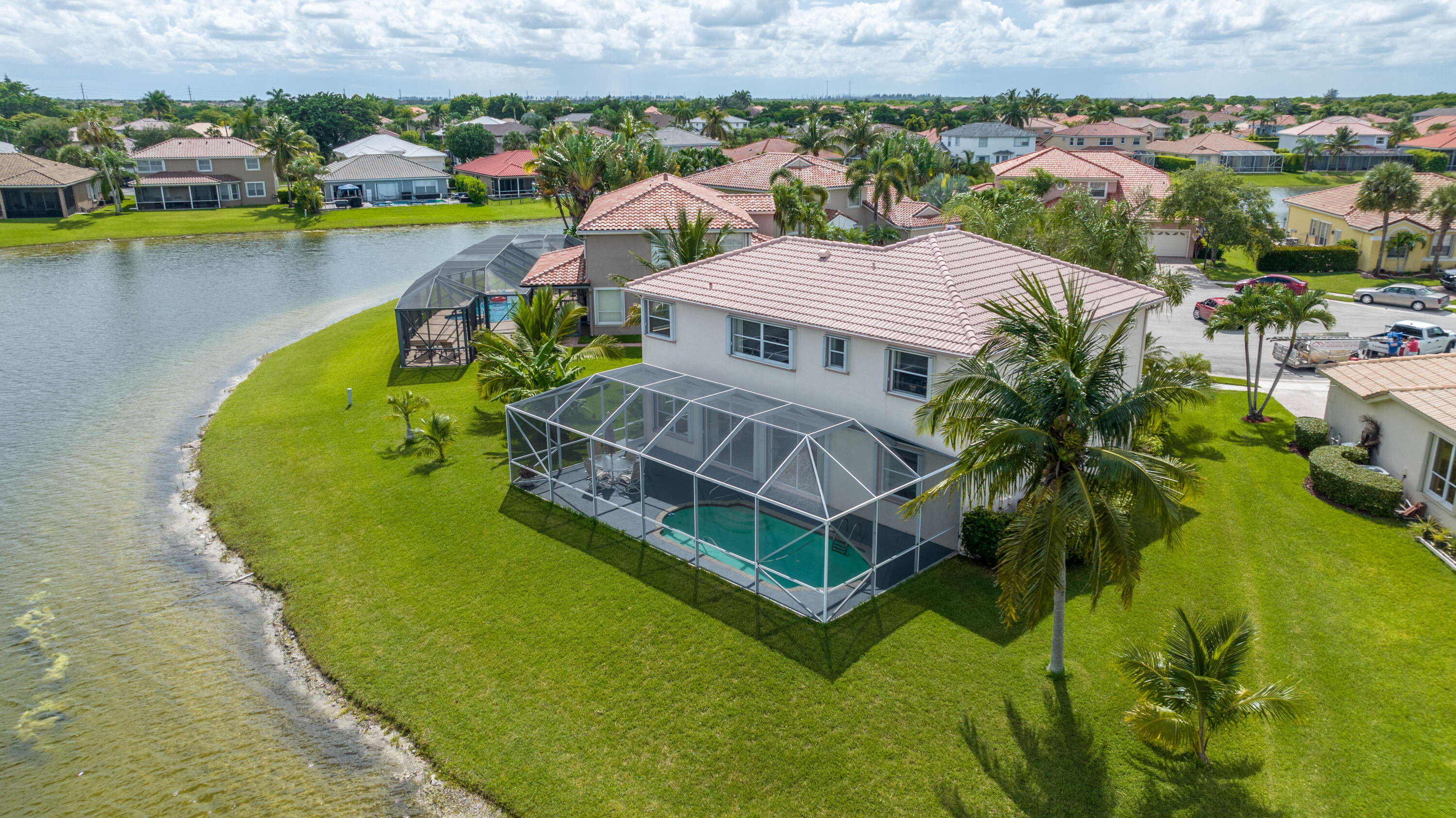 12601 Maypan Drive Boca Raton, FL 33428 - Photo 37 of 46 an aerial view of a house with a ocean view