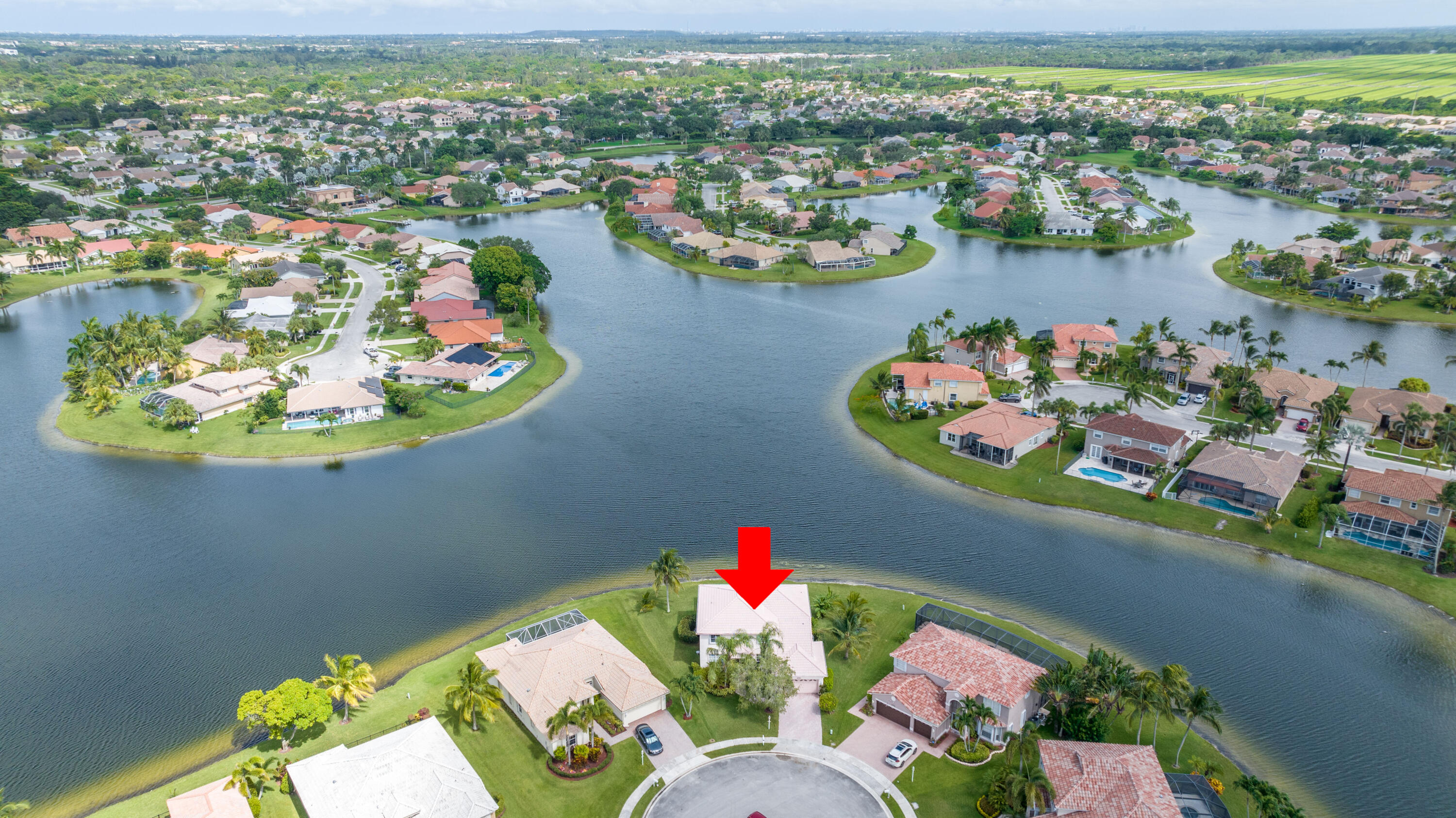 12601 Maypan Drive Boca Raton, FL 33428 - Photo 46 of 46 view of a lake with a mountain view