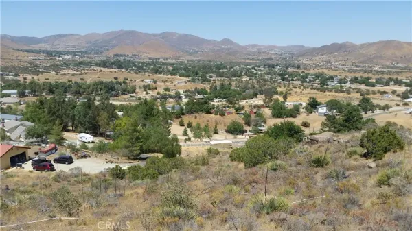 a view of city and mountain