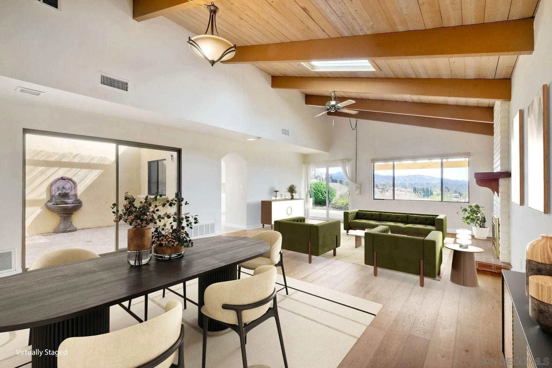 13416 The Square Poway, CA 92064 - Photo 5 of 22 a view of a dining room with furniture window and wooden floor