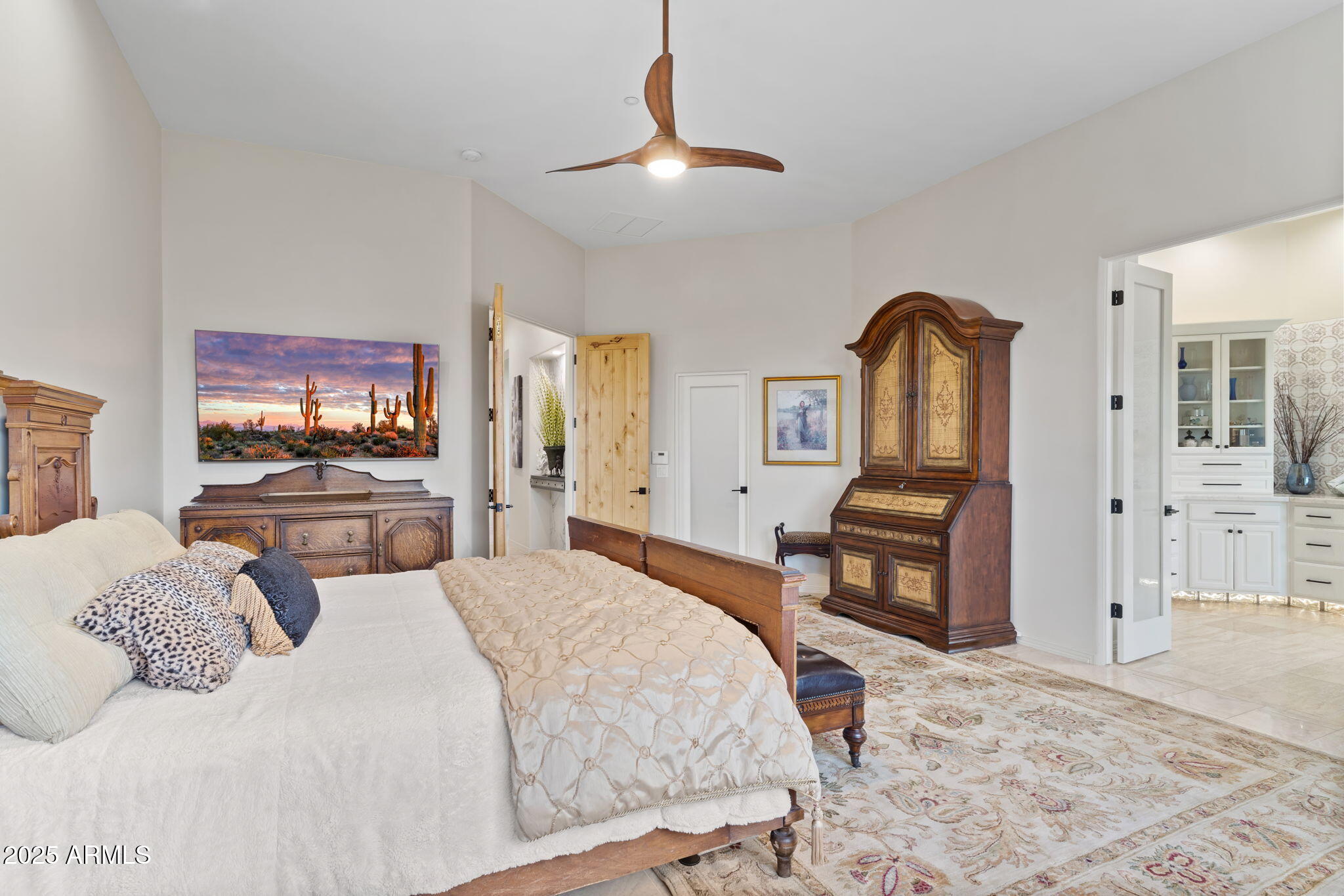 15730 East Eagle Crest Road Fountain Hills, AZ 85268 - Photo 32 of 77 Primary bedroom w/French doors to bath