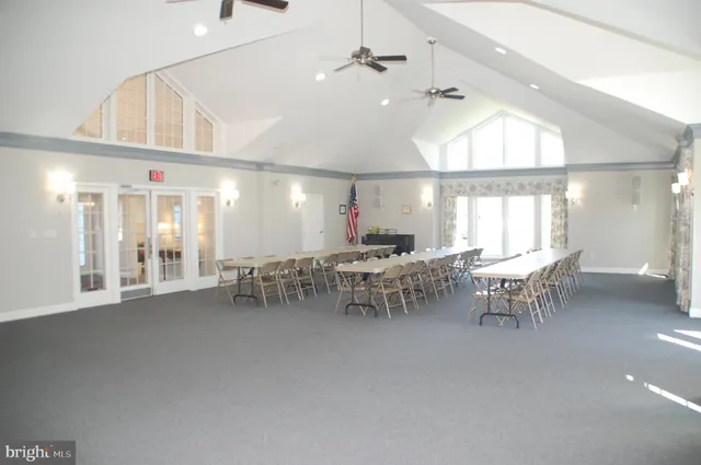 a living room with furniture a fireplace and a potted plant
