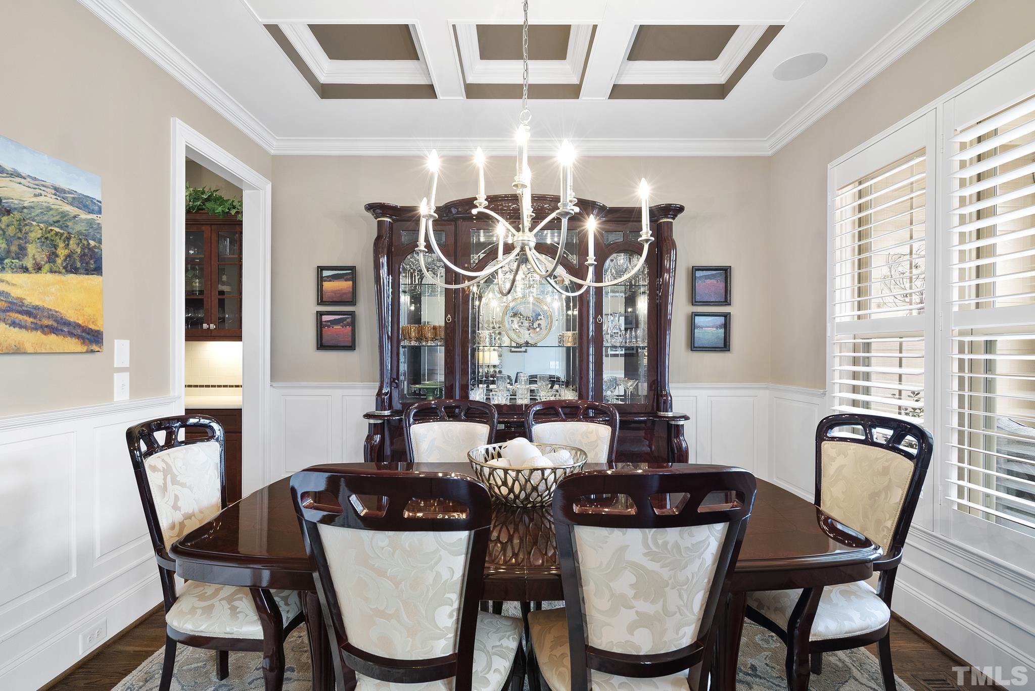 2524 Highgate Oak Drive Cary, NC 27519 - Photo 11 of 70 a view of a dining room with furniture window and outside view