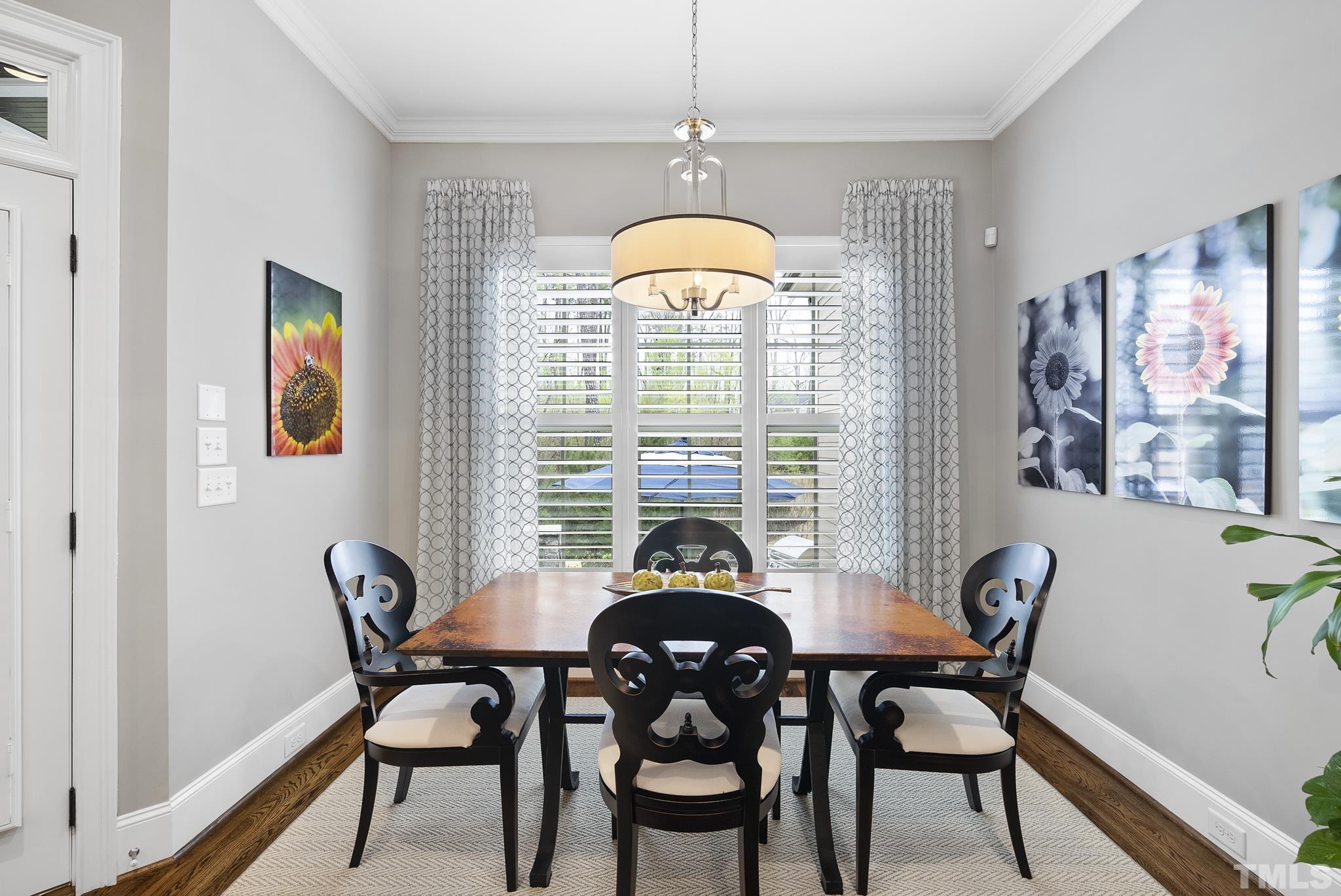 2524 Highgate Oak Drive Cary, NC 27519 - Photo 25 of 70 a view of a dining room with furniture window and outside view