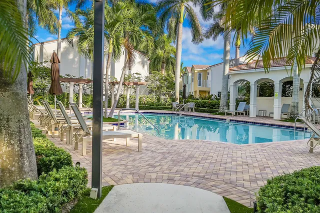 a view of a lake with a house