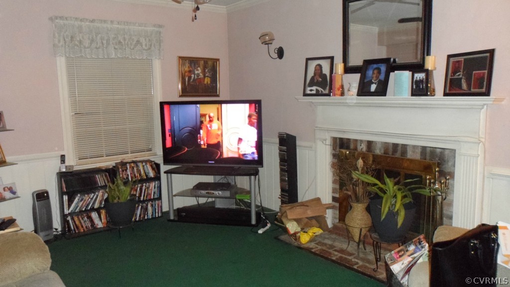 9748 Kendrick Road Chesterfield, VA 23236 - Photo 11 of 18 a living room with furniture and a fireplace