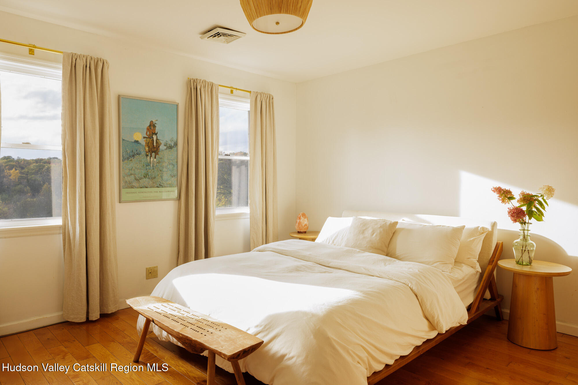 191 Farm To Market Road Athens, NY 12015 - Photo 19 of 31 a bedroom with a bed and wooden floor