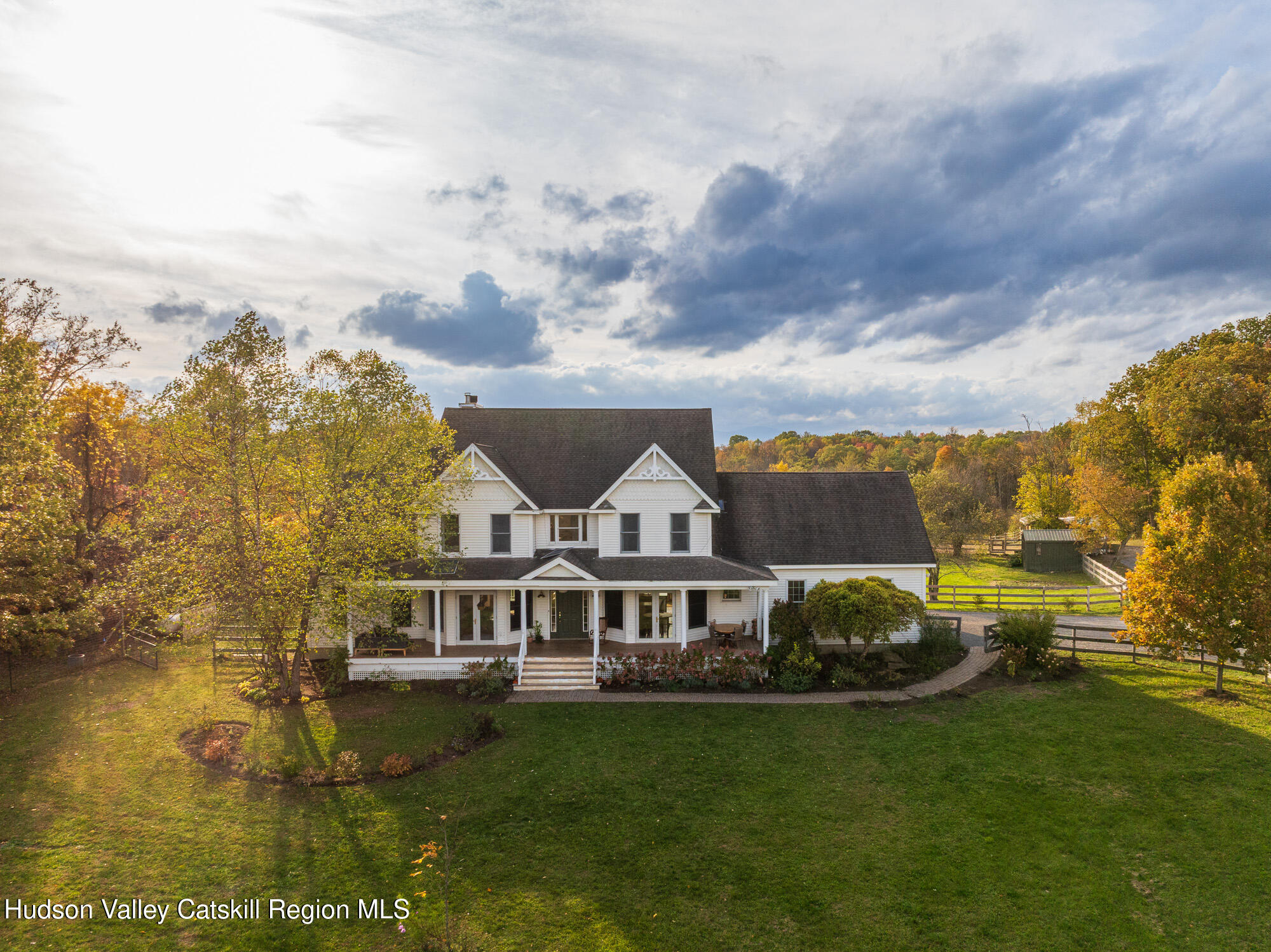 191 Farm To Market Road Athens, NY 12015 - Photo 2 of 31 a view of a house with a big yard and large trees