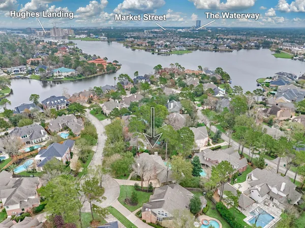 a view of a lake with a lake