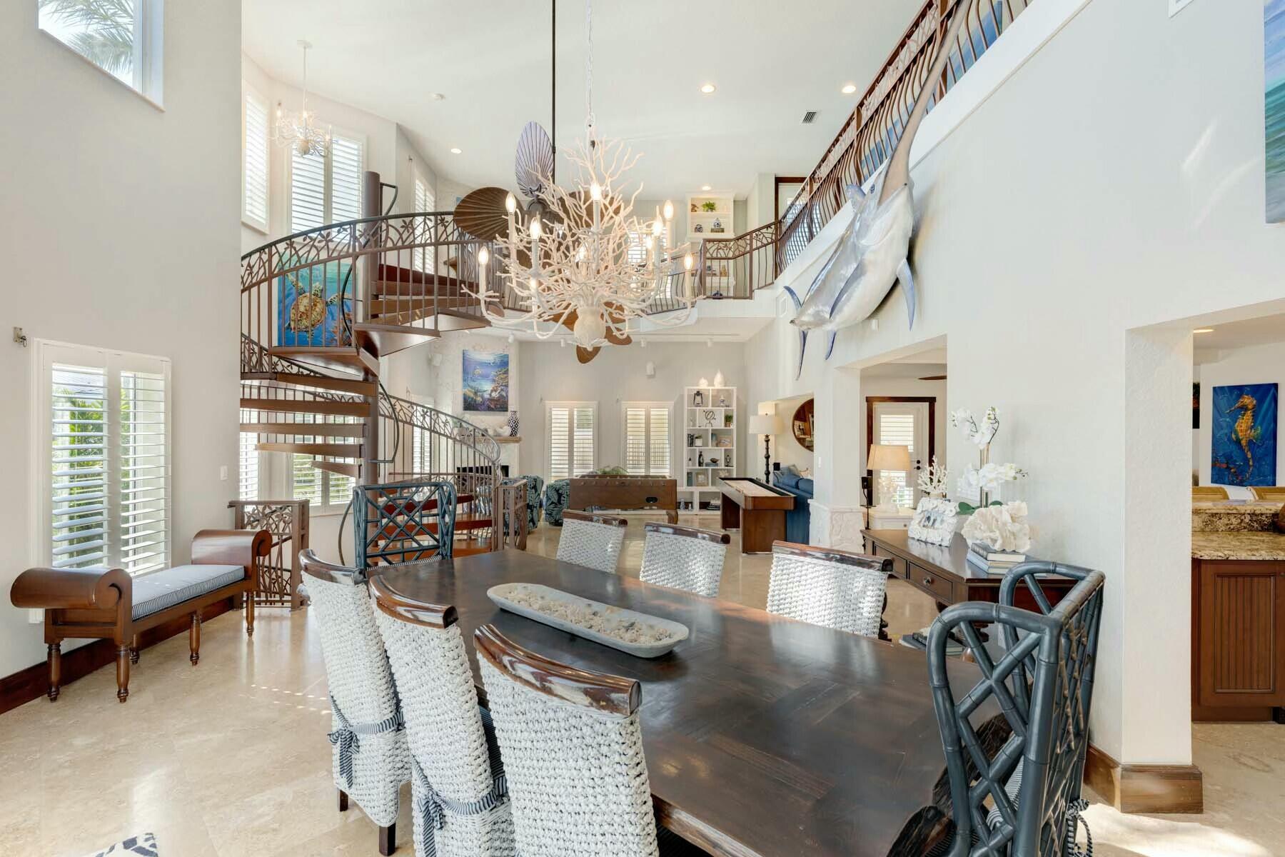 141 Canal Street Tavernier, FL 33070 - Photo 13 of 90 Dining with Soaring Ceilings