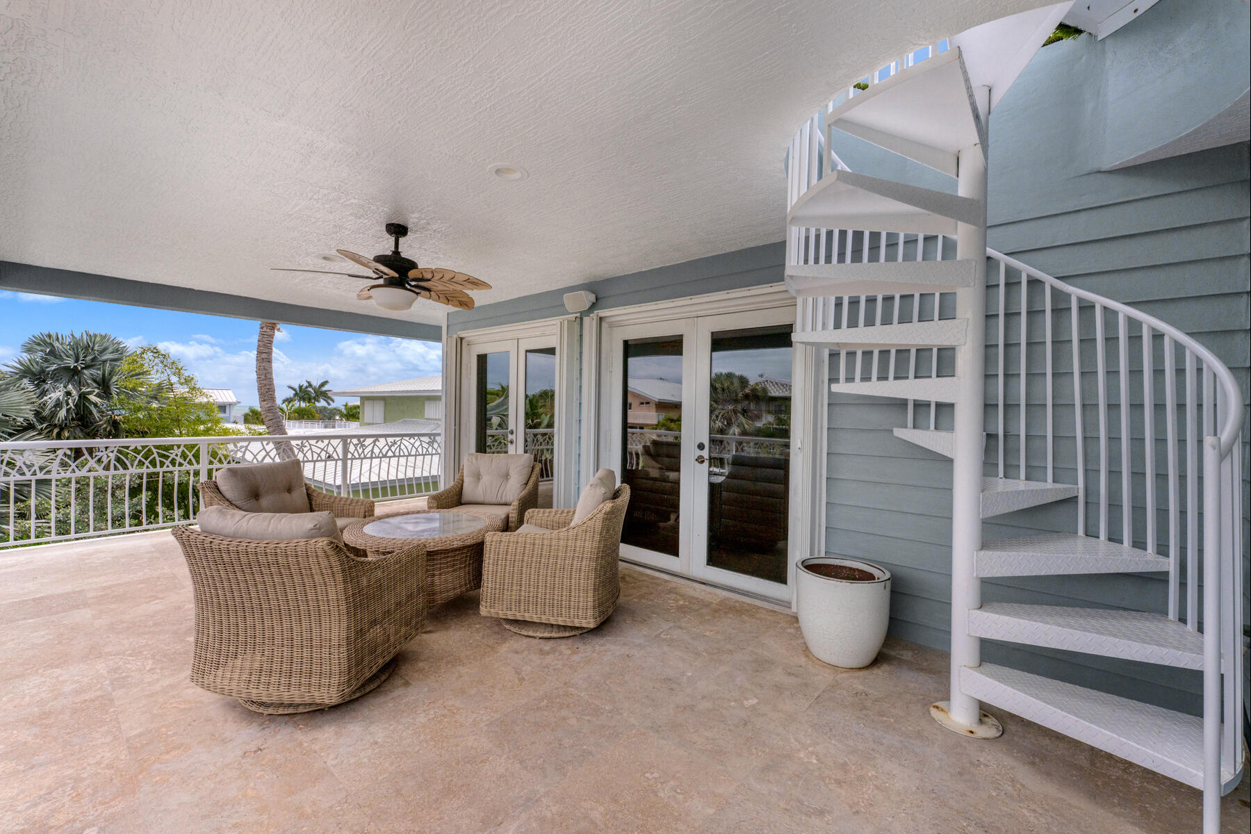 141 Canal Street Tavernier, FL 33070 - Photo 41 of 90 Stairway to Roof Top