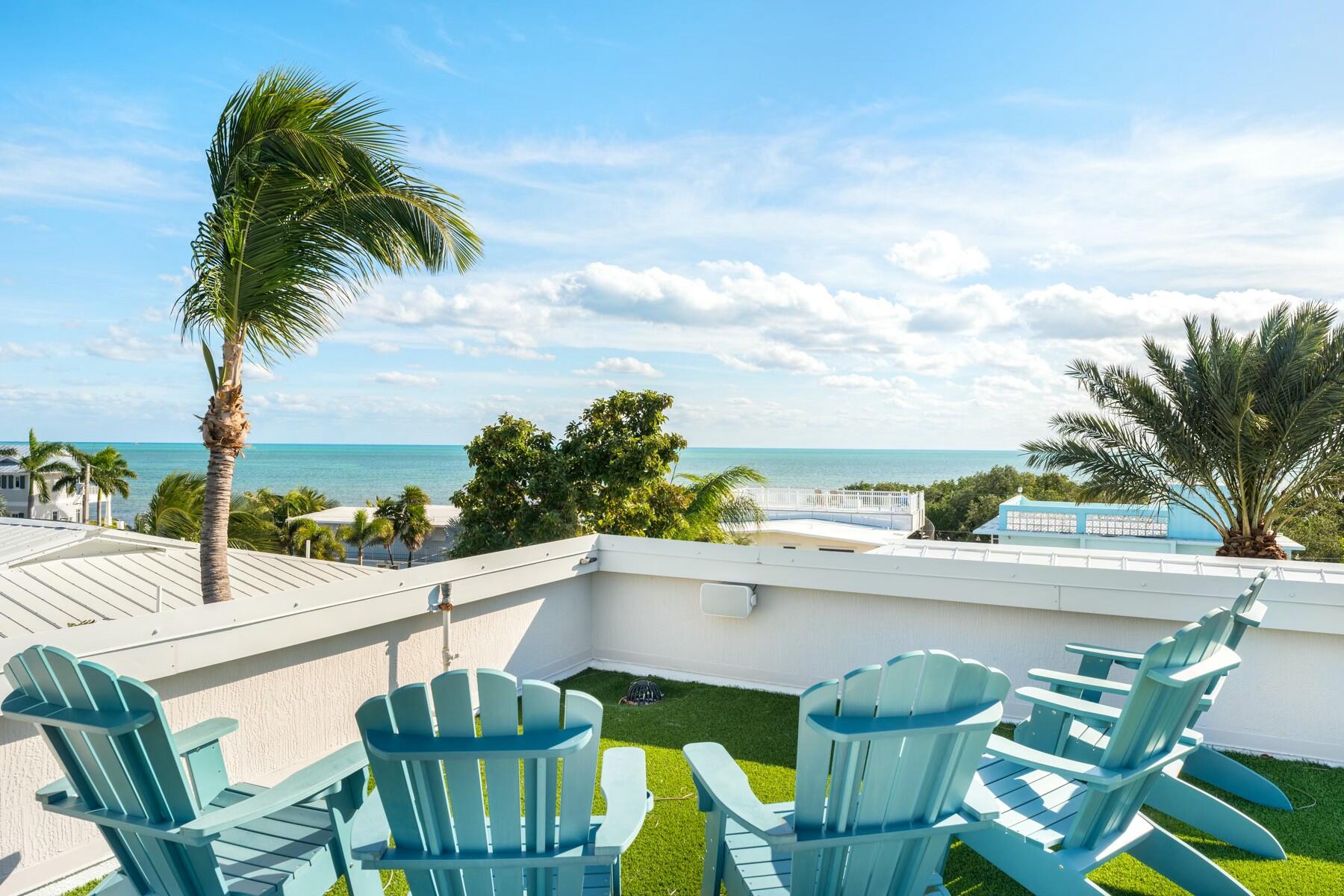 141 Canal Street Tavernier, FL 33070 - Photo 49 of 90 Roof Top View Of Atlantic Ocean