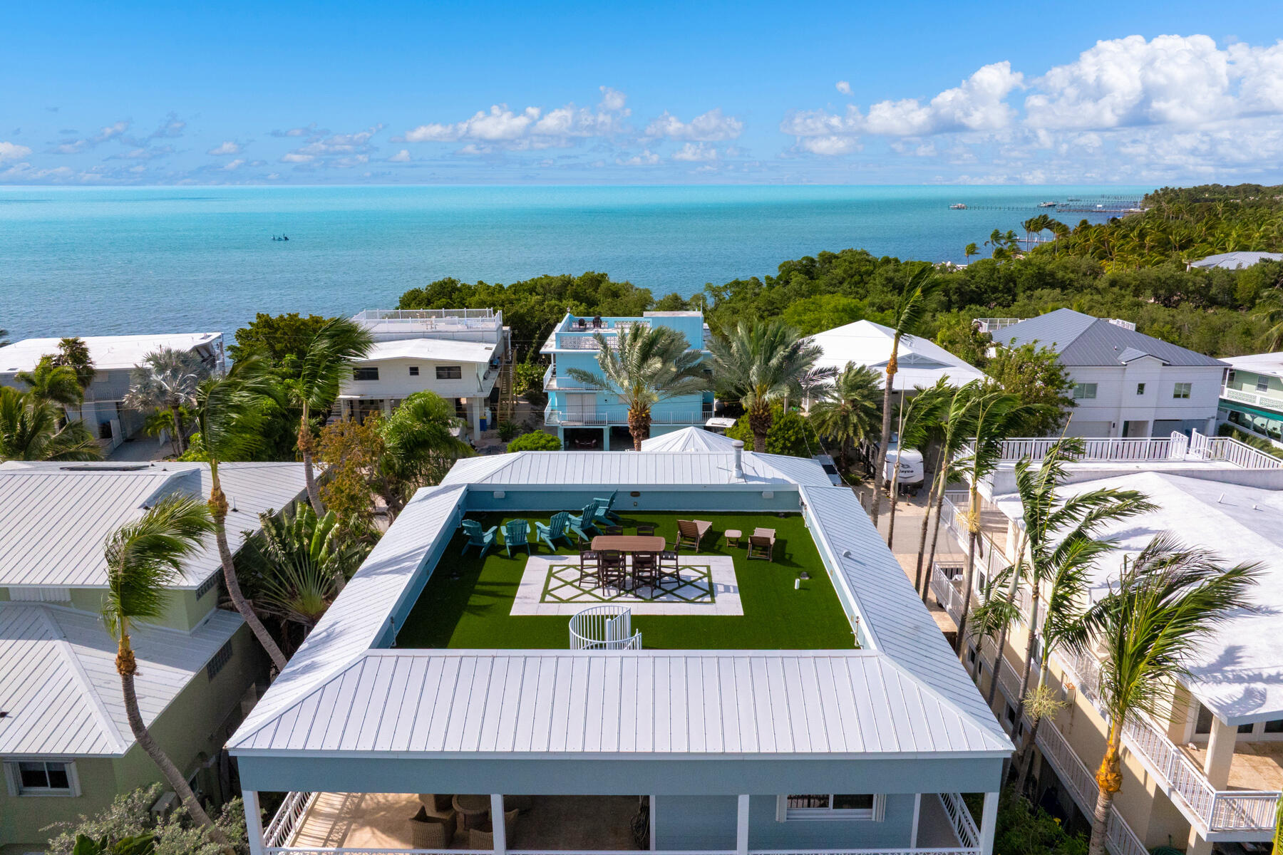 141 Canal Street Tavernier, FL 33070 - Photo 88 of 90 a view of a balcony with an ocean view