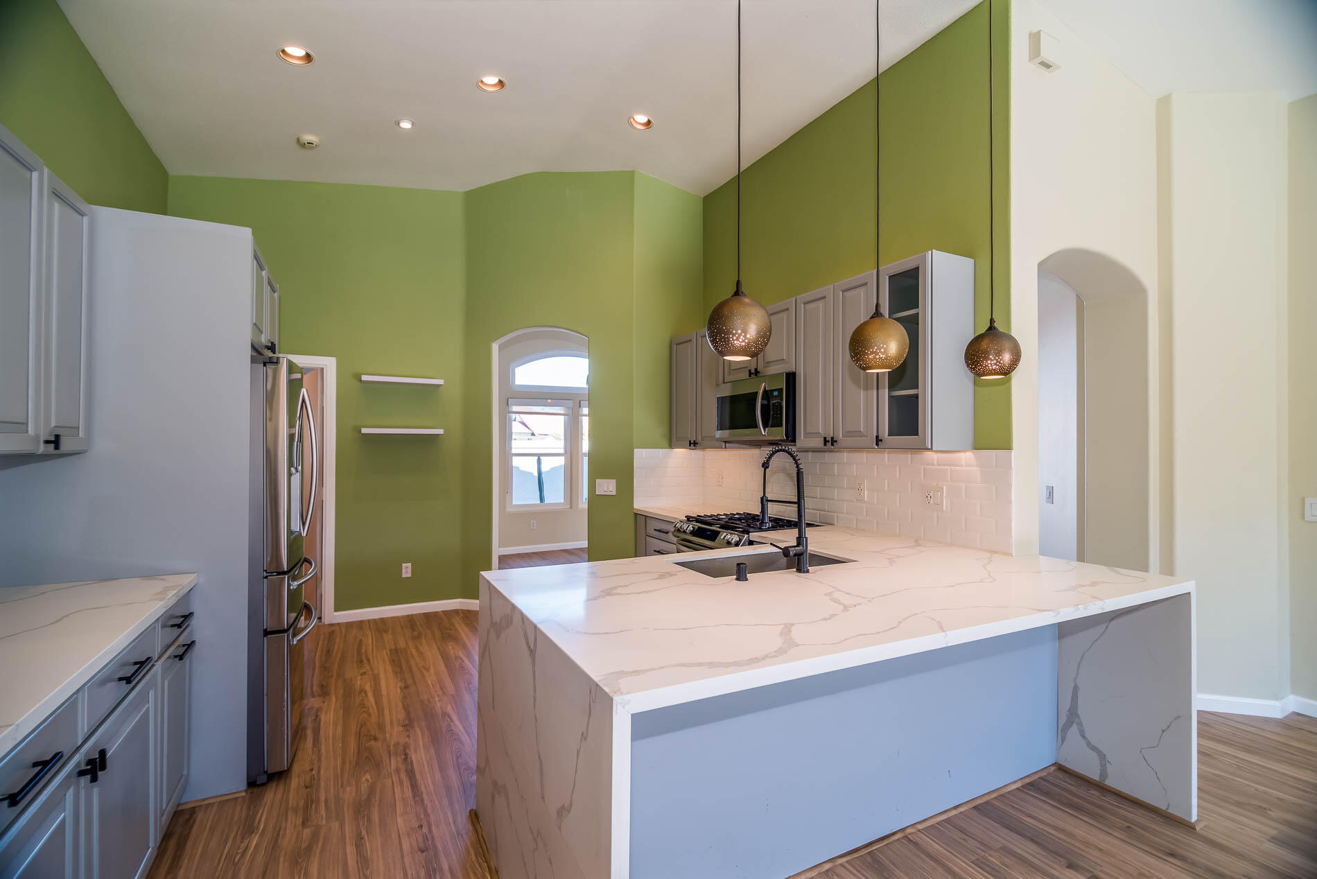 67685 Garbino Road Cathedral City, CA 92234 - Photo 28 of 45 a spacious bathroom with a sink a mirror and shower