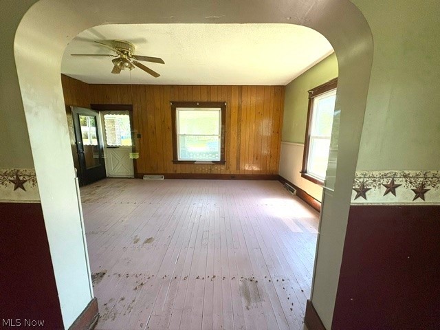 1919 Parkman Road Northwest Warren, OH 44485 - Photo 9 of 41 from the Dining room showing the rounded entry way to Living room