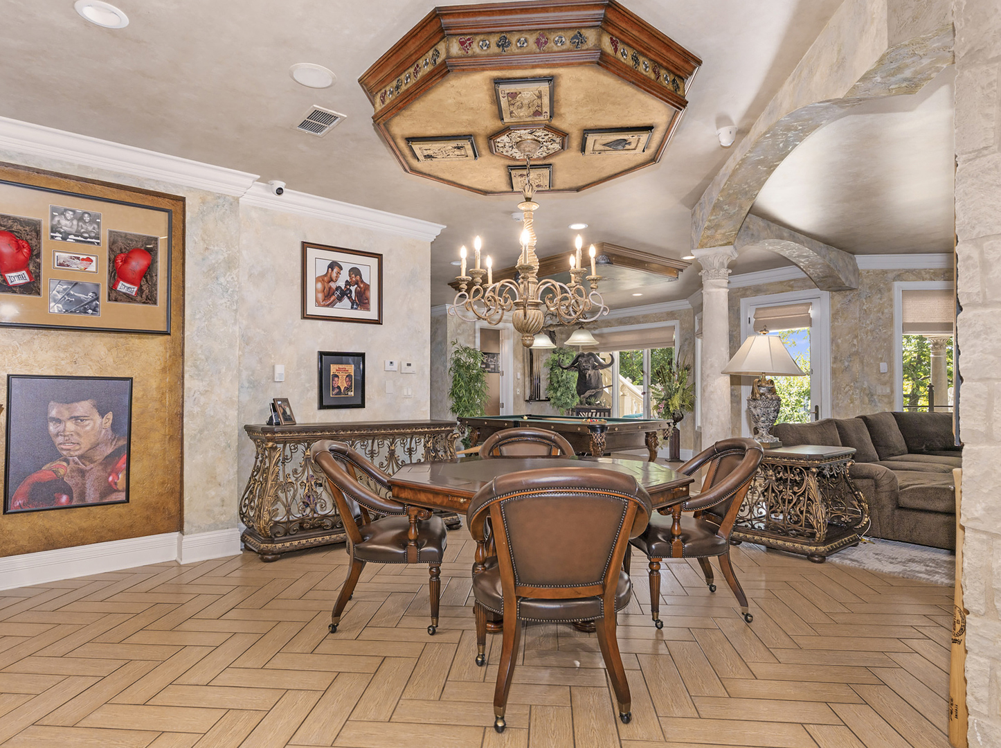 51 Ford Lane Naperville, IL 60565 - Photo 44 of 50 a view of a dining room with furniture chandelier and wooden floor