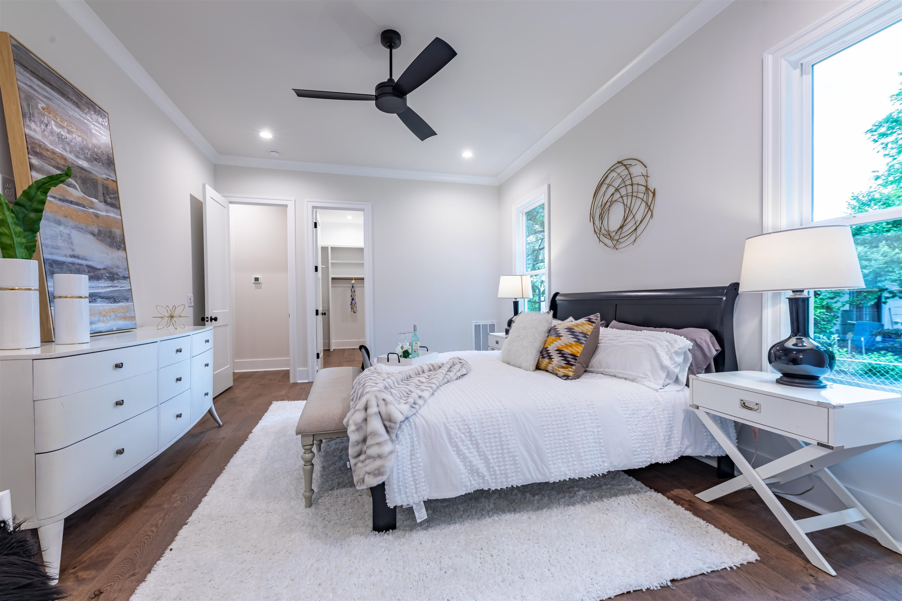 1220 Dixie Trail Raleigh, NC 27607 - Photo 20 of 40 a bedroom with a bed and a table