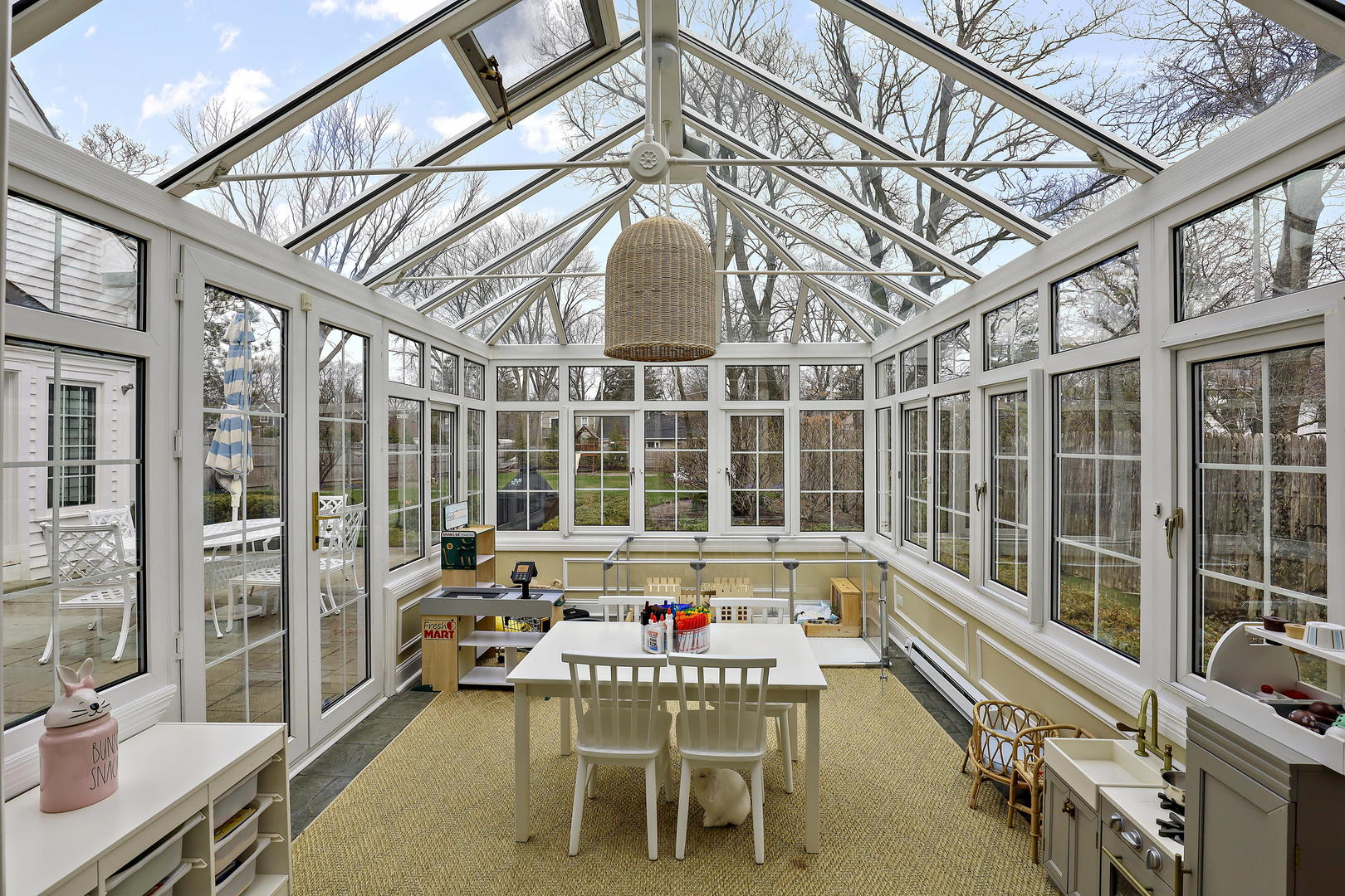 138 East Sheridan Road Lake Bluff, IL 60044 - Photo 5 of 39 a reading room with furniture and large windows