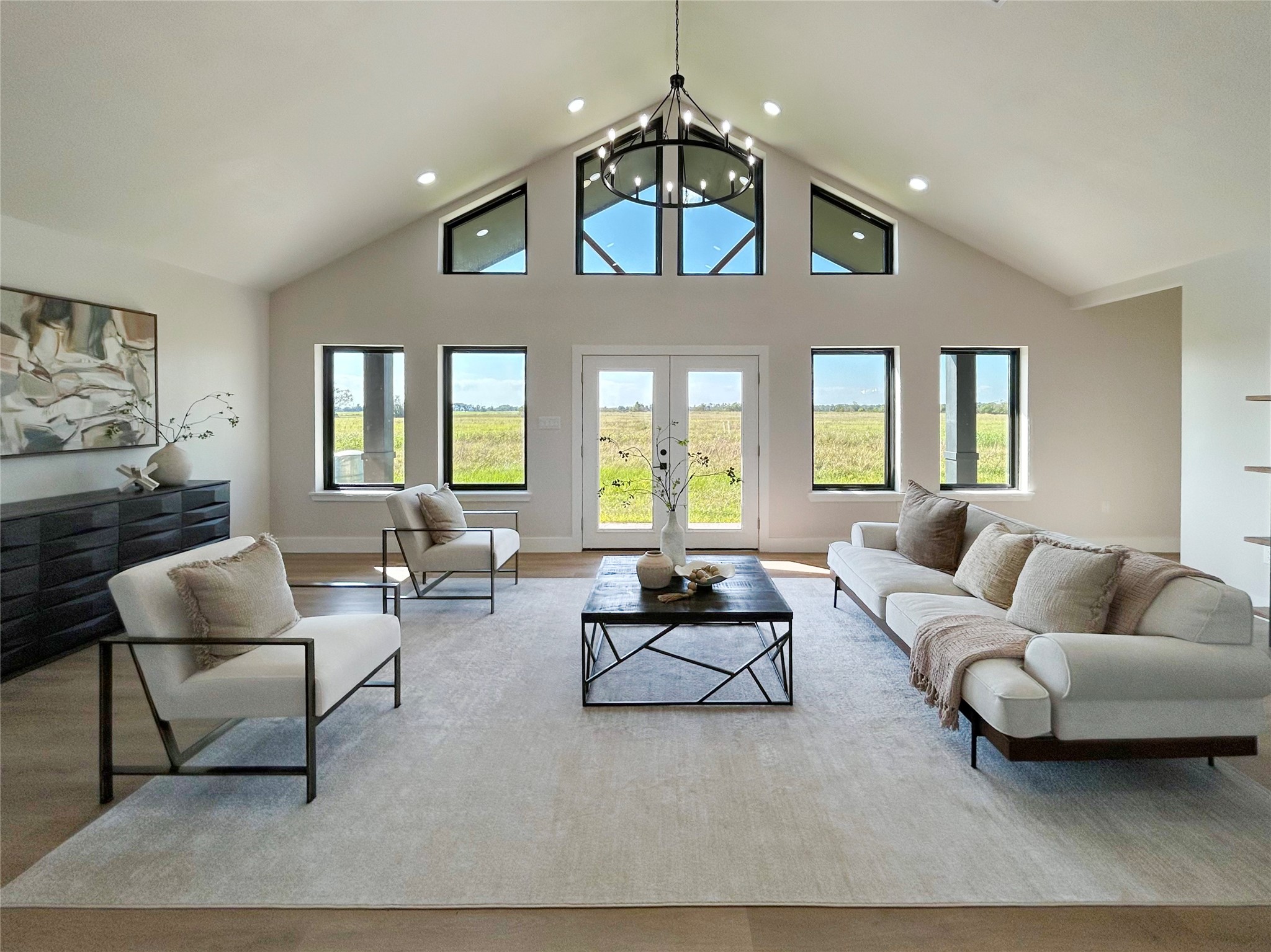 619 Chuckwagon Trail Angleton, TX 77515 - Photo 4 of 35 a living room with furniture and a potted plant