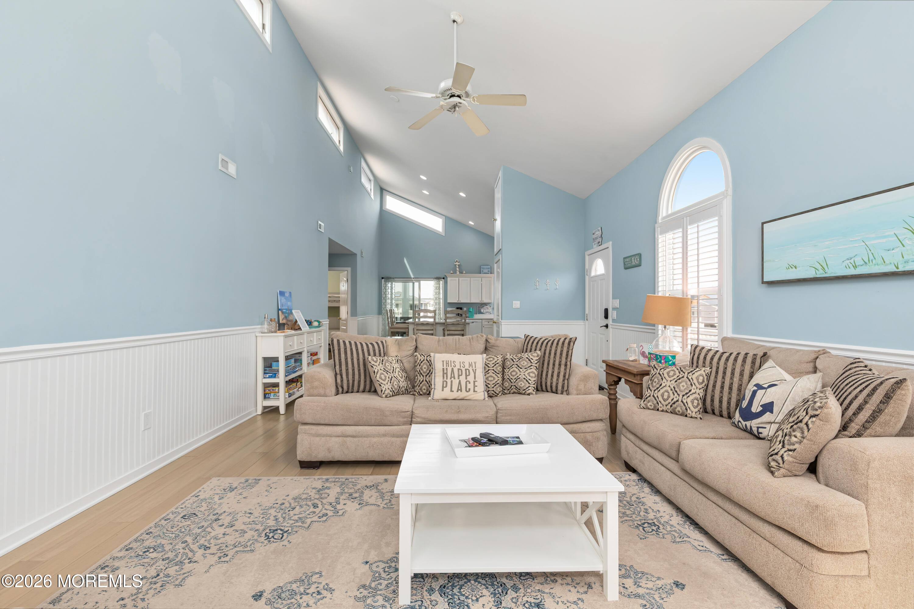 170 Flamingo Road Tuckerton, NJ 08087 - Photo 12 of 41 a living room with furniture and a chandelier
