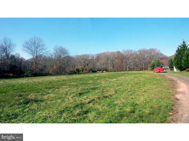 a open area with grassy field and trees