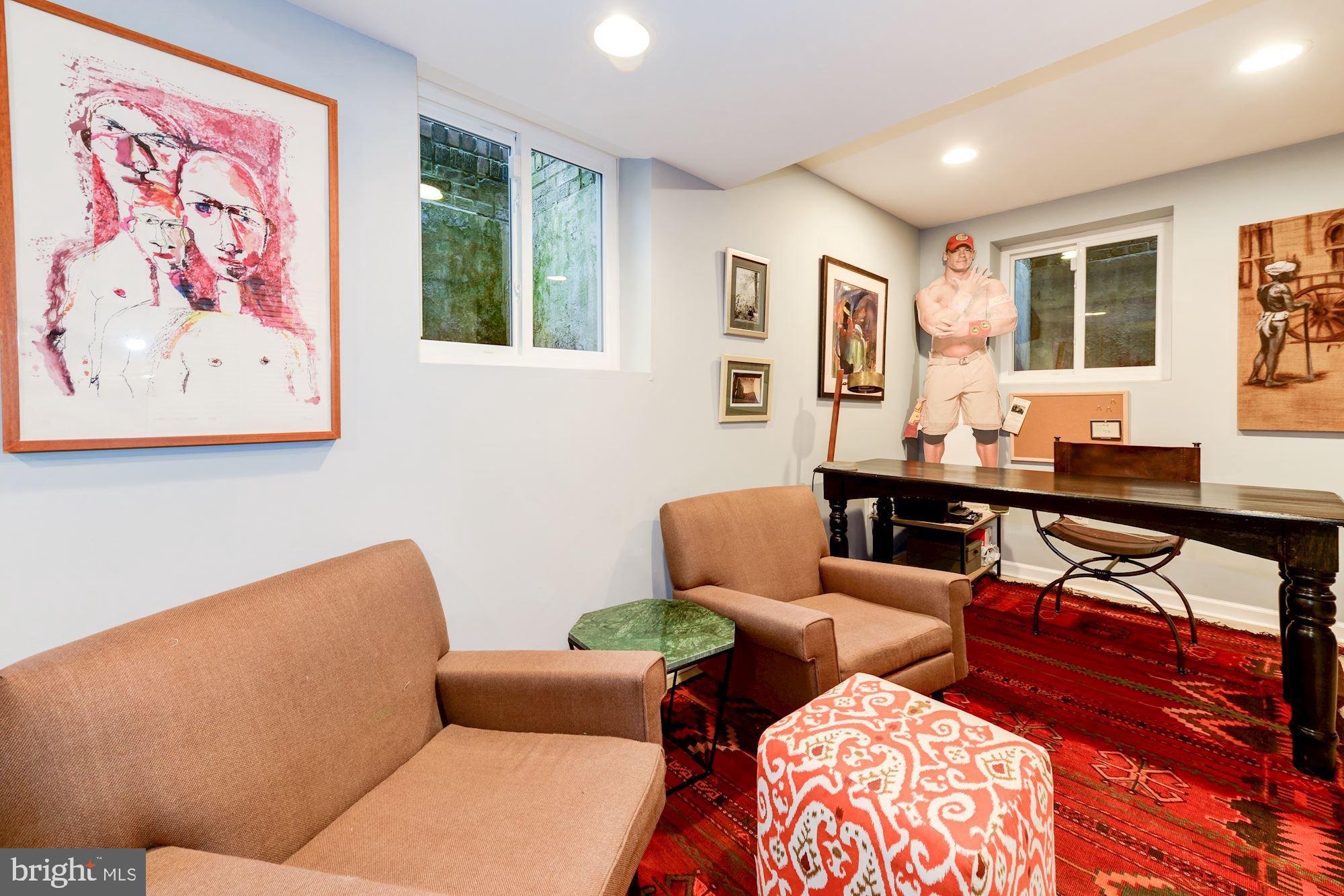 3024 Arizona Avenue Northwest Washington, DC 20016 - Photo 21 of 29 Lower Level Office Area