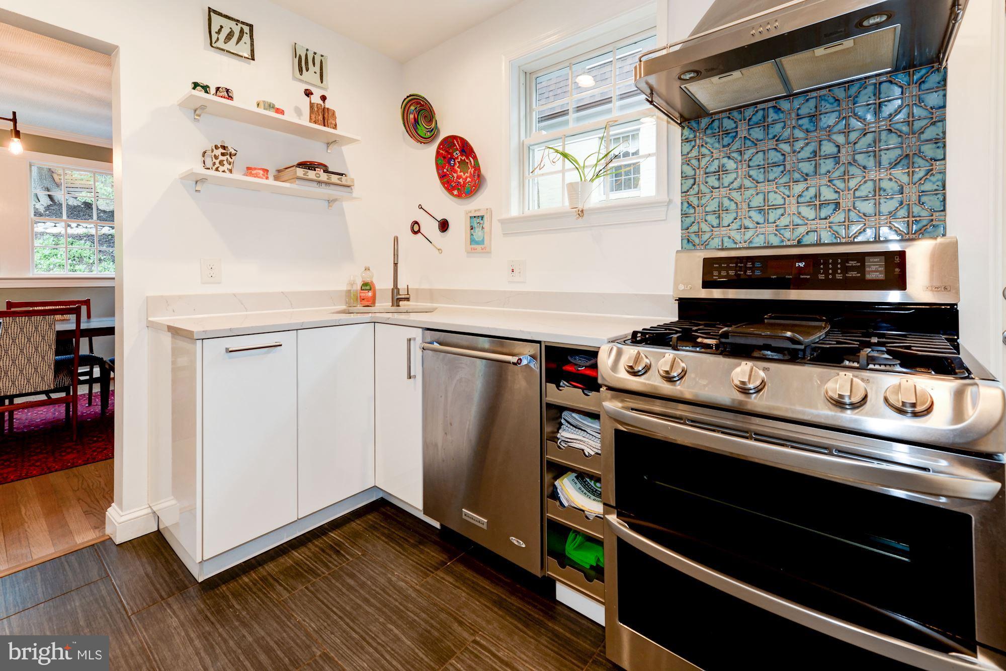3024 Arizona Avenue Northwest Washington, DC 20016 - Photo 10 of 29 High-End Appliances and Custom Cabinetry