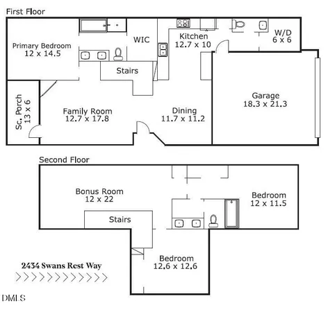 $479,000 | 2434 Swans Rest Way, Raleigh, NC 27606