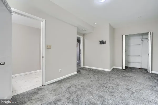 a view of a swimming pool with an ocean