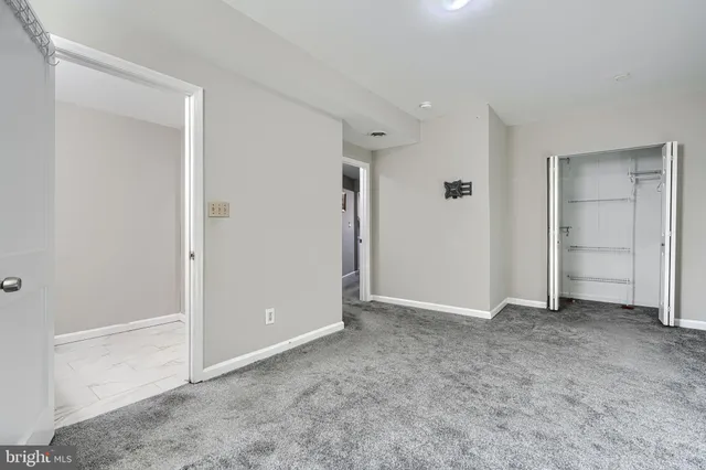 a view of a swimming pool with an ocean