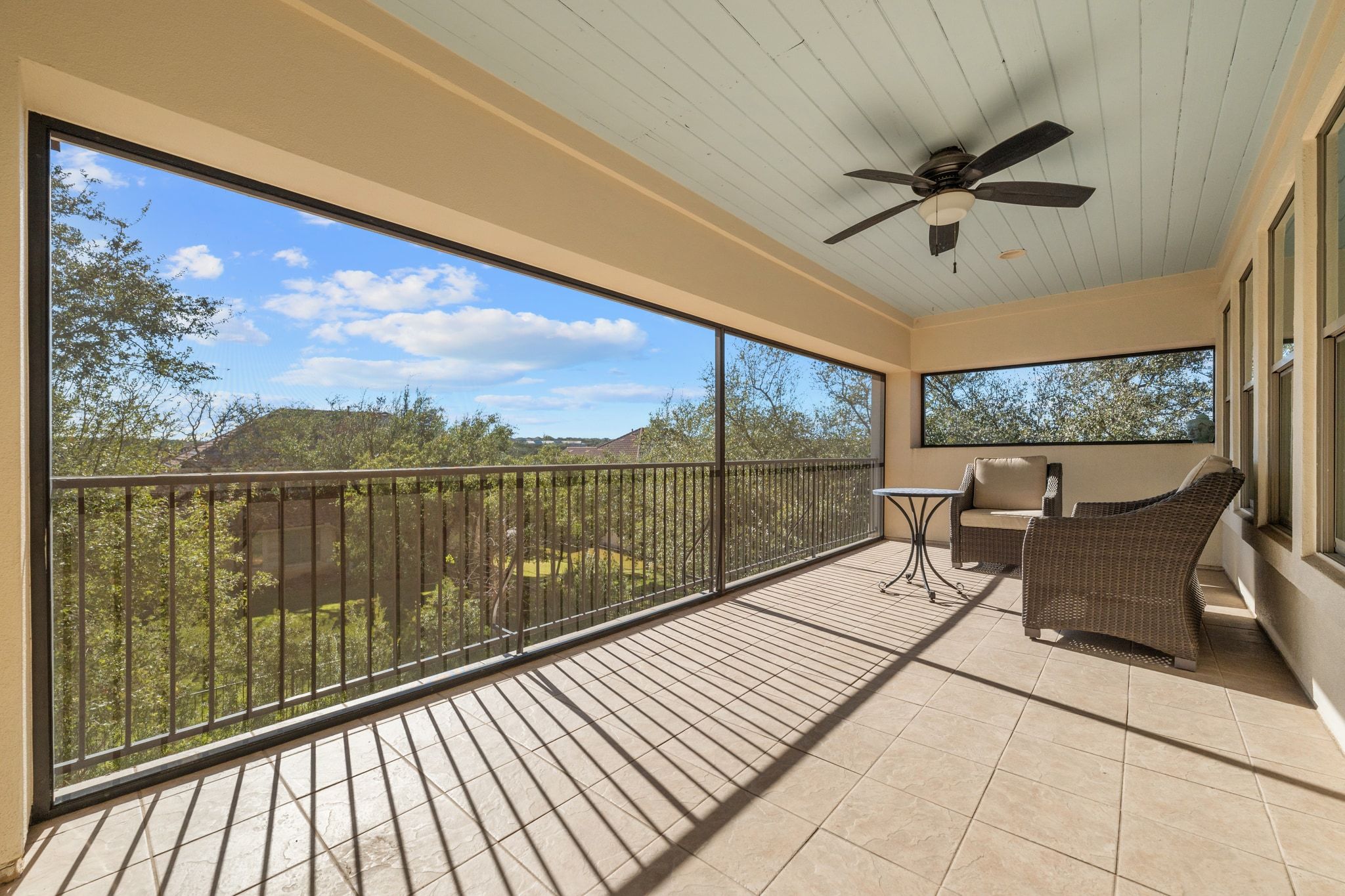 15201 Bat Hawk Circle Austin, TX 78738 - Photo 20 of 33 a view of a balcony with furniture