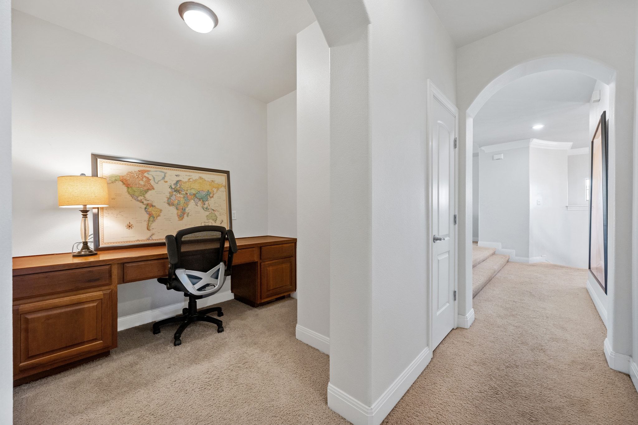 15201 Bat Hawk Circle Austin, TX 78738 - Photo 26 of 33 a view of a workspace with furniture and a window