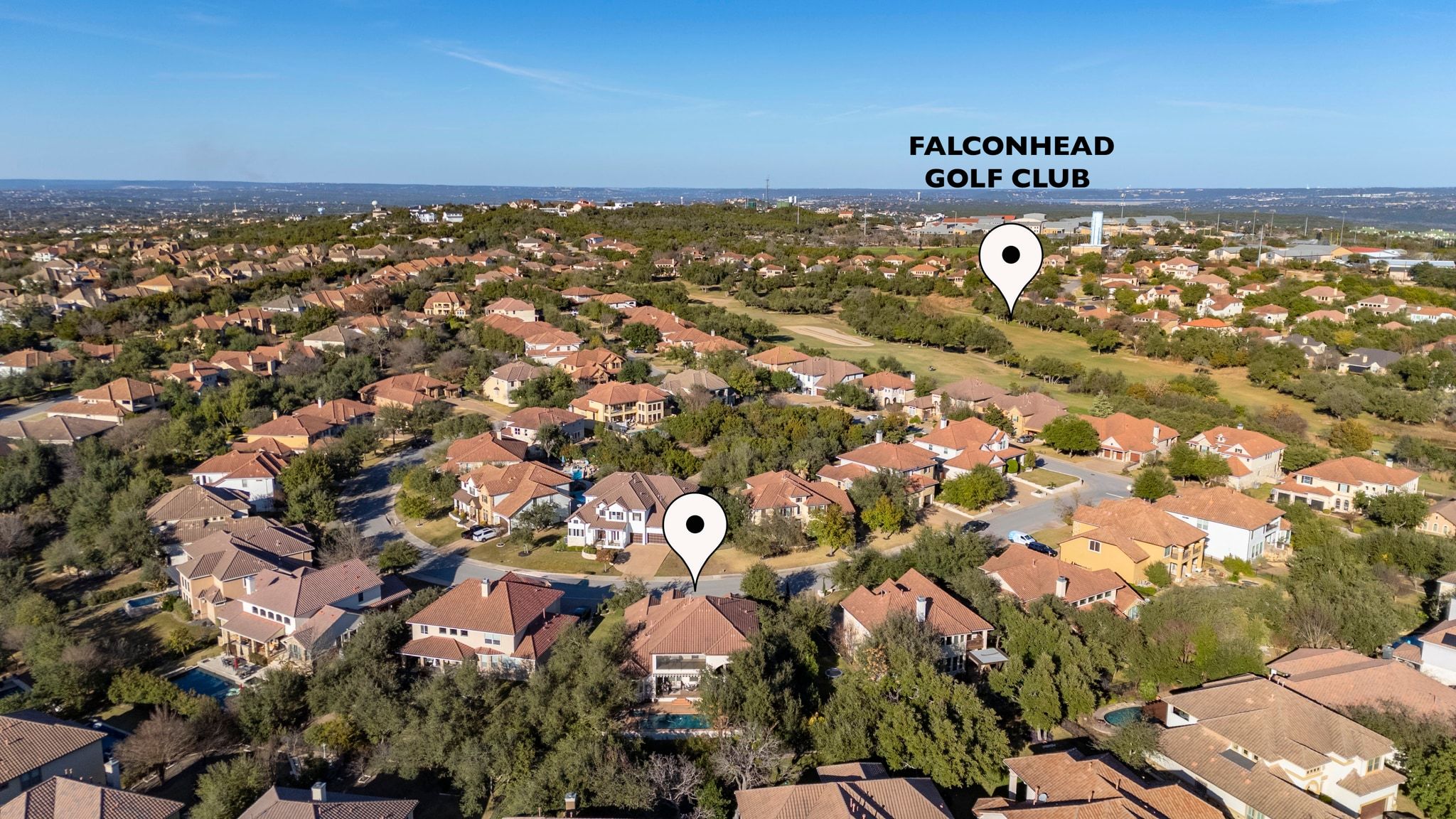 15201 Bat Hawk Circle Austin, TX 78738 - Photo 31 of 33 an aerial view of a city