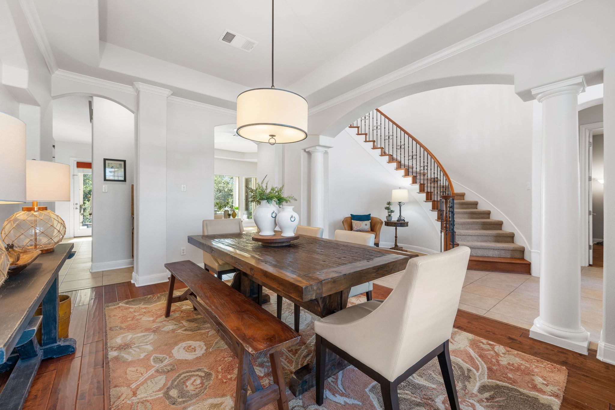 15201 Bat Hawk Circle Austin, TX 78738 - Photo 4 of 33 a view of a livingroom and dining room