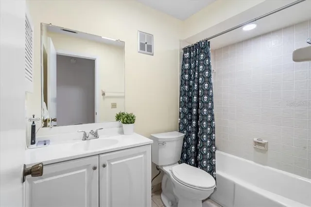 a view of a swimming pool with a lounge chairs