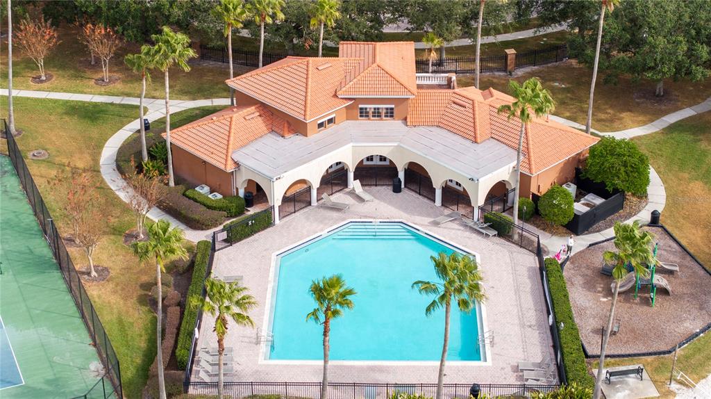 11410 Rapallo Lane Windermere, FL 34786 - Photo 57 of 62 an aerial view of a house with a garden and plants