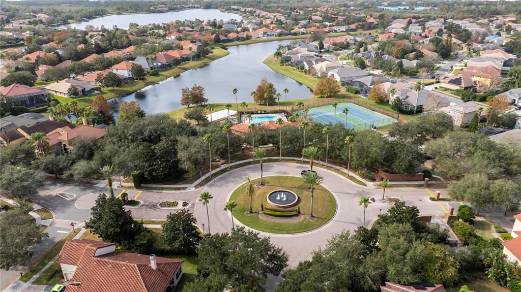 11410 Rapallo Lane Windermere, FL 34786 - Photo 62 of 62 an aerial view of residential house with outdoor space and swimming pool